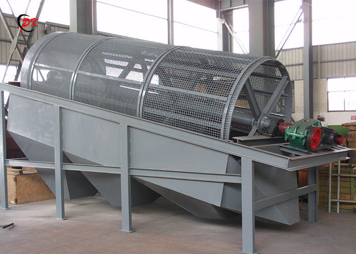 MSW Municipal Waste Sorting Trommel Screen Equipment Rotaty Sieve Separator For Waste Recycling